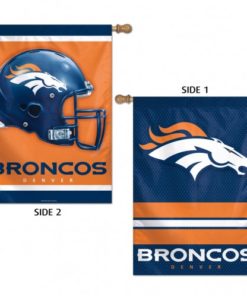 DENVER BRONCOS VERTICAL FLAG 2 SIDED 28" X 40"