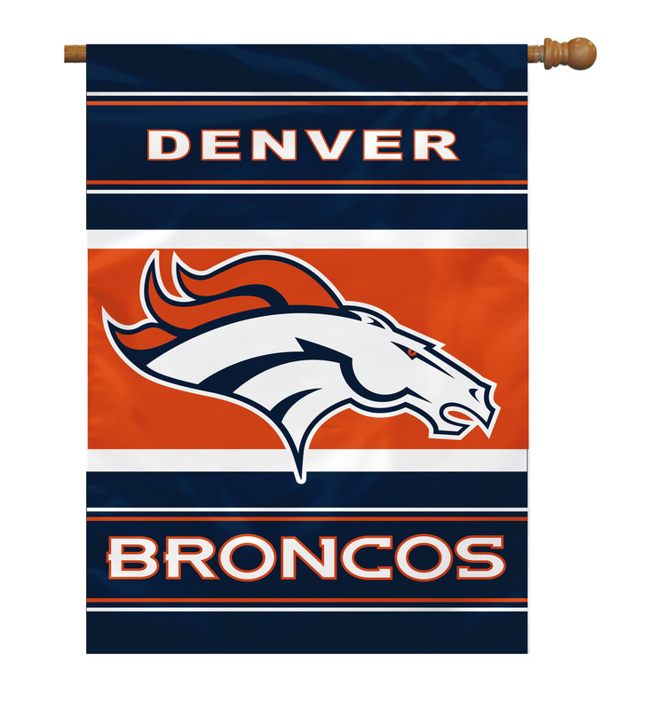Denver Broncos 2-Sided Vertical Banner