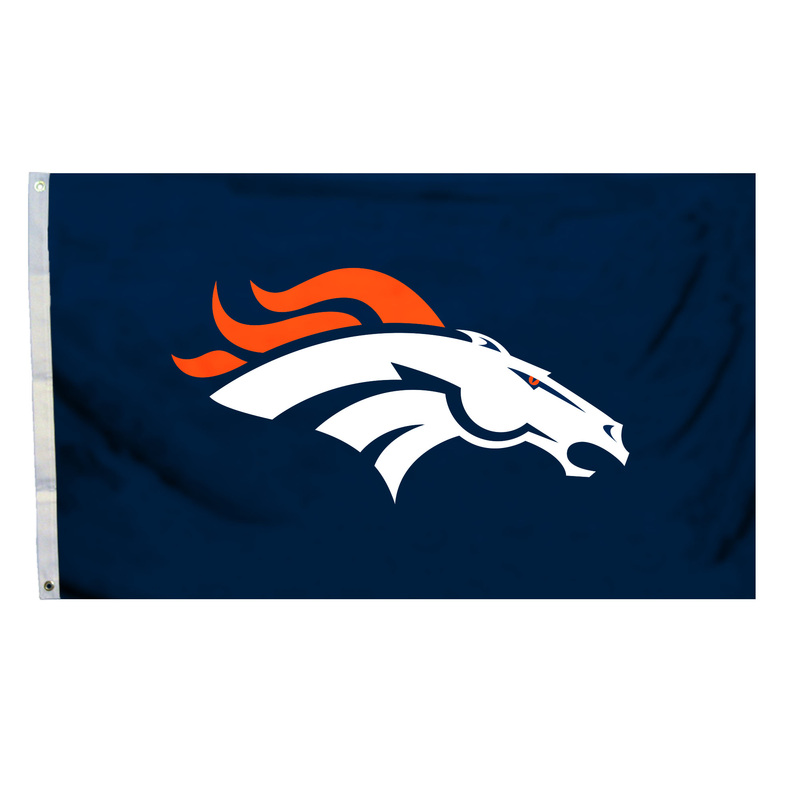 Denver Broncos 3×5 Blue Background Flag - Flag World, American Flags, Custom Flags