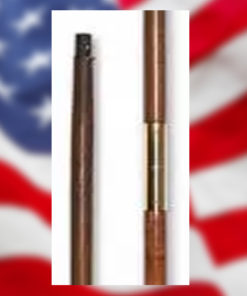 Polished Oakwood Flag Poles