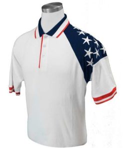 Freedom Pique Mens Polo Shirt White