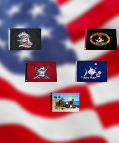 Jolly Roger /Skull 12X18" Flags