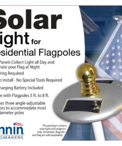 Solar Mini Flagpole Light