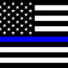 Thin Blueline 3x5' Poly-Flag