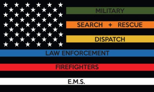 First Responders 3×5′ Poly-Flag