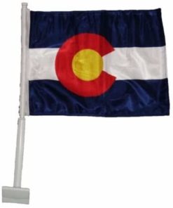 Colorado Car Window Flag