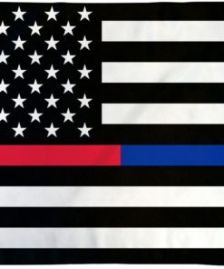 Thin Red/Blue Line 3'x5' Flag