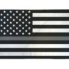 American Gray-Silver Thin Line Flag