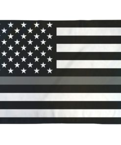 American Gray-Silver Thin Line Flag