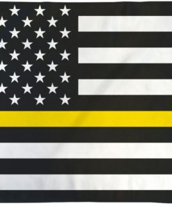 Thin Yellow Line USA 3x5' Flag