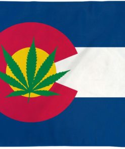 State of Colorado Leaf Flag