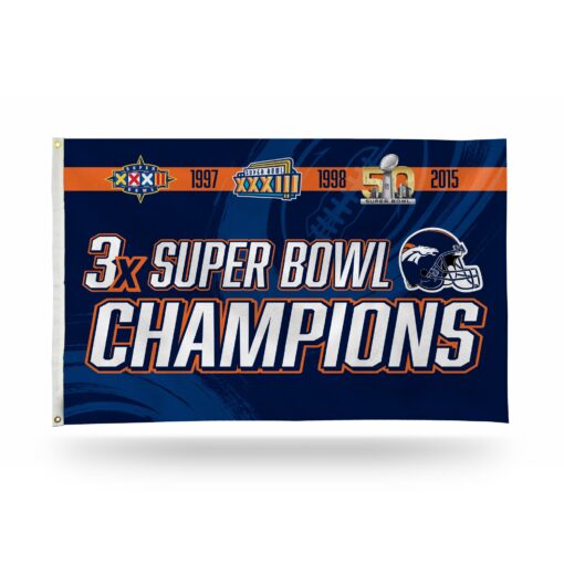 Broncos 3 Time Super Bowl Champs