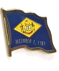 Delaware State Lapel Pin, Delaware Flag Lapel Pin, Delaware Lapel Pin, Delaware Flag Pin