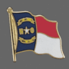 North Carolina State Lapel Pin, North Carolina Flag Lapel Pin, North Carolina Lapel Pin, North Carolina Flag Pin