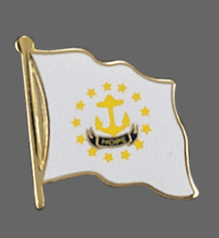 Rhode Island State Lapel Pin, Rhode Island Flag Lapel Pin, Rhode Island Lapel Pin, Rhode Island Flag Pin