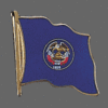 Utah State Lapel Pin, Utah Flag Lapel Pin, Utah Lapel Pin, Utah Flag Pin