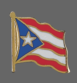 Puerto Rico State Lapel Pin, Puerto Rico Flag Lapel Pin, Puerto Rico Lapel Pin, Puerto Rico Flag Pin