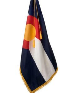 Deluxe Colorado Flag 7' Presentation Set