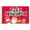 Our festive & colorful collection of Feliz Navidad 3'x5' screen-printed nylon flag speaks for itself