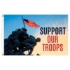 Our festive & colorful collection of Iwo Jima Support Our Troops 3'X5' screen-printed nylon flag speaks for itself