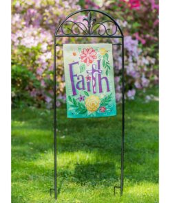 Fleur de Lis Garden Flag Arbor Stand