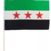 Syrian Republic 12"x18" Stick Flag