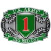 1st Infantry Division Belt Buckle